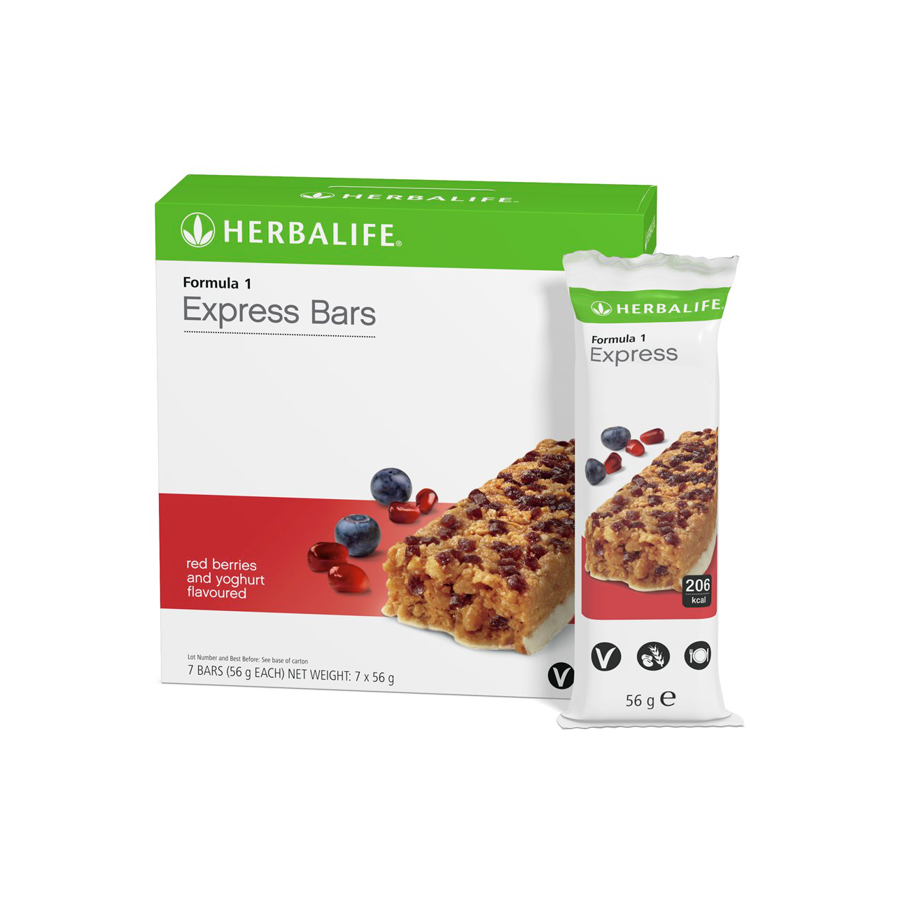 Formula 1 Express Bars Red Berries and Yoghurt Flavoured product shot